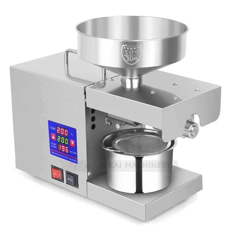 Automatic Oil Press Machine Oil Extractor Cold & Hot Pressing Machine For Peanut Coconut Olive Seed
