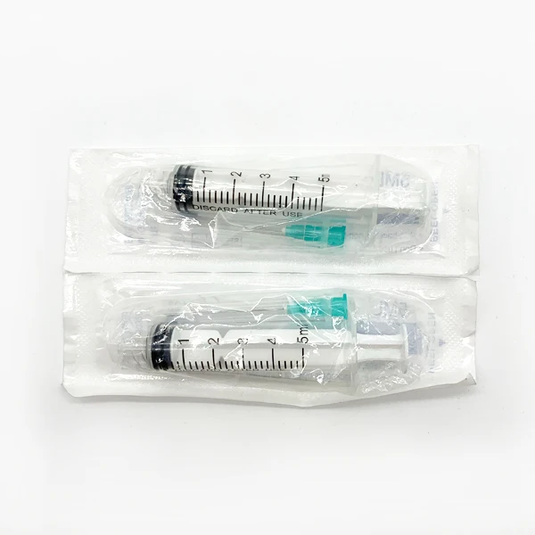 Medical Non-Toxic PP Syringe 1ml/3ml/5ml/10ml/20ml single use only