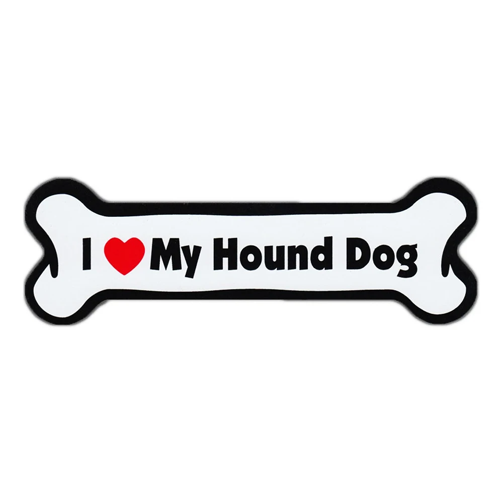 Dog Bone Shaped Magnet - I Love My Rottweiler - Cars, Trucks, Suvs, Refrigerators, Etc. - Magnetic Bumper Stickers