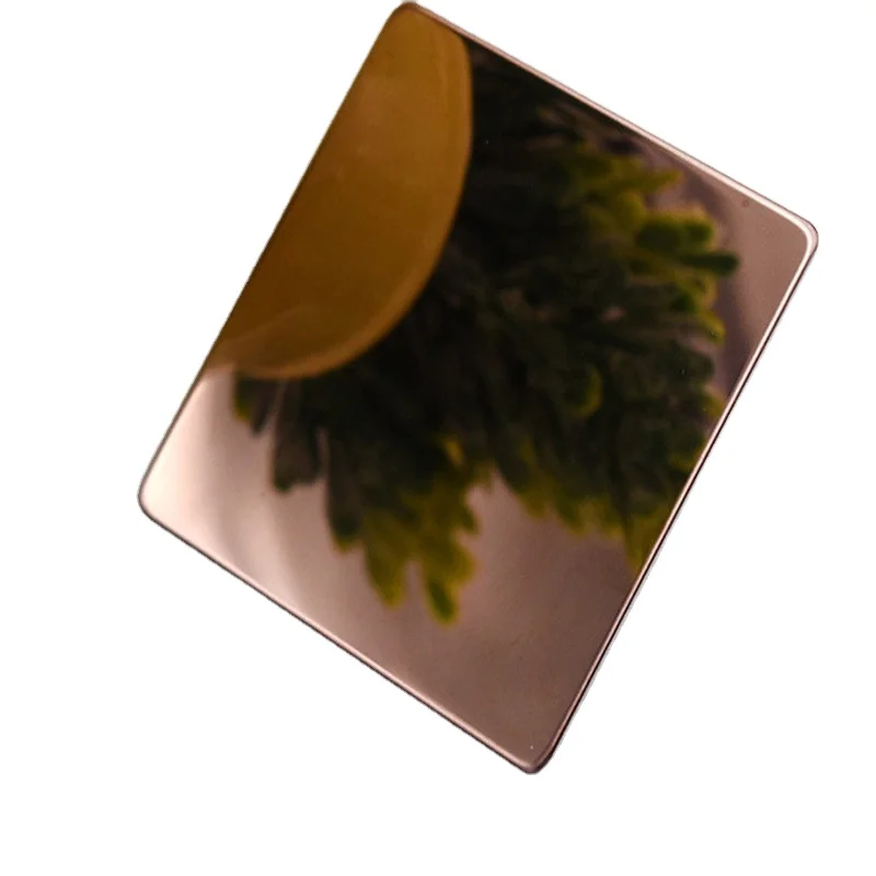 PVC Stainless Steel Mirror Plate 4*8 201 304 430 8K Mirror Stainless Steel Plate
