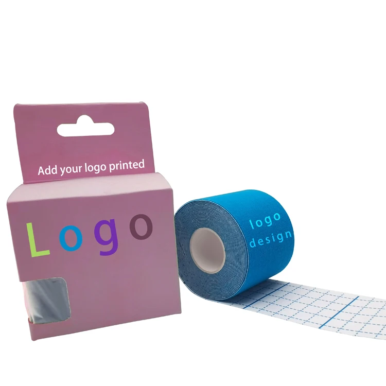 Прямая продажа с завода, индивидуальная Высококачественная Водонепроницаемая кинезиологическая лента для фитнеса и мышц