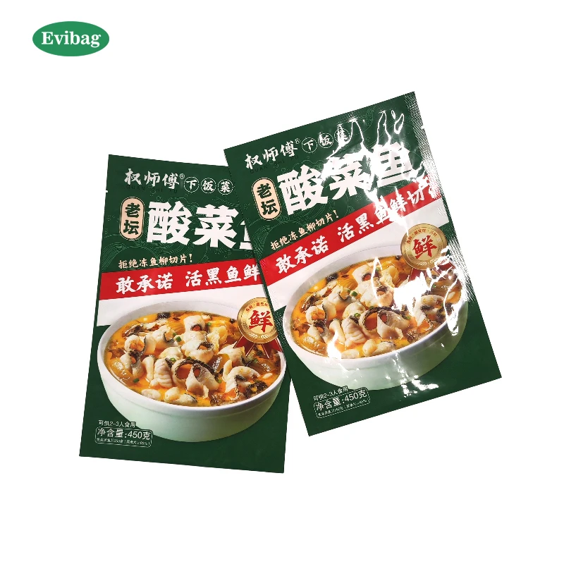 Vacuum Sealer Bags For Food Custom Printed Vacuum Aluminum Foil Storage Food Seal Bag Soup Packaging Bag