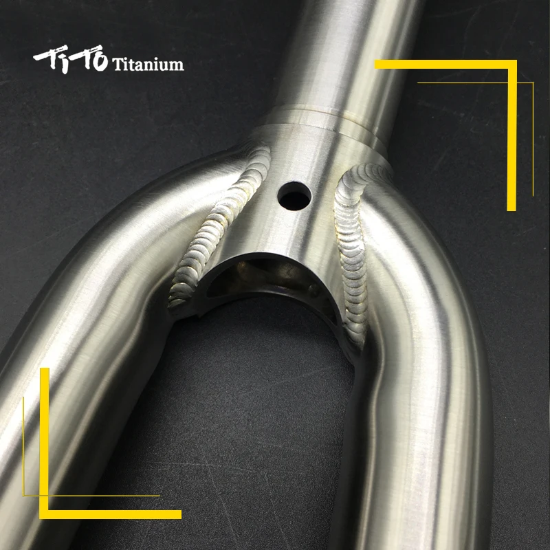 TiTo titanium fork outdoor sports road bike bicycle front fork bicycle accessories road rigid fork 29er mtb
