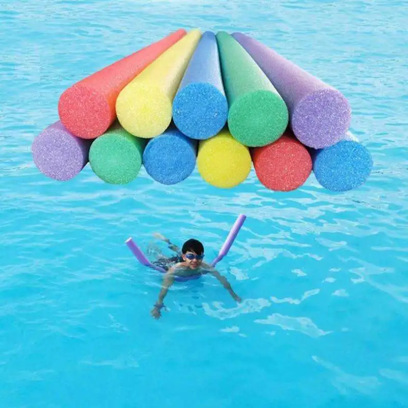 Wholesale colorful foam swimming toys for kids customized EPE swimming noodles toys