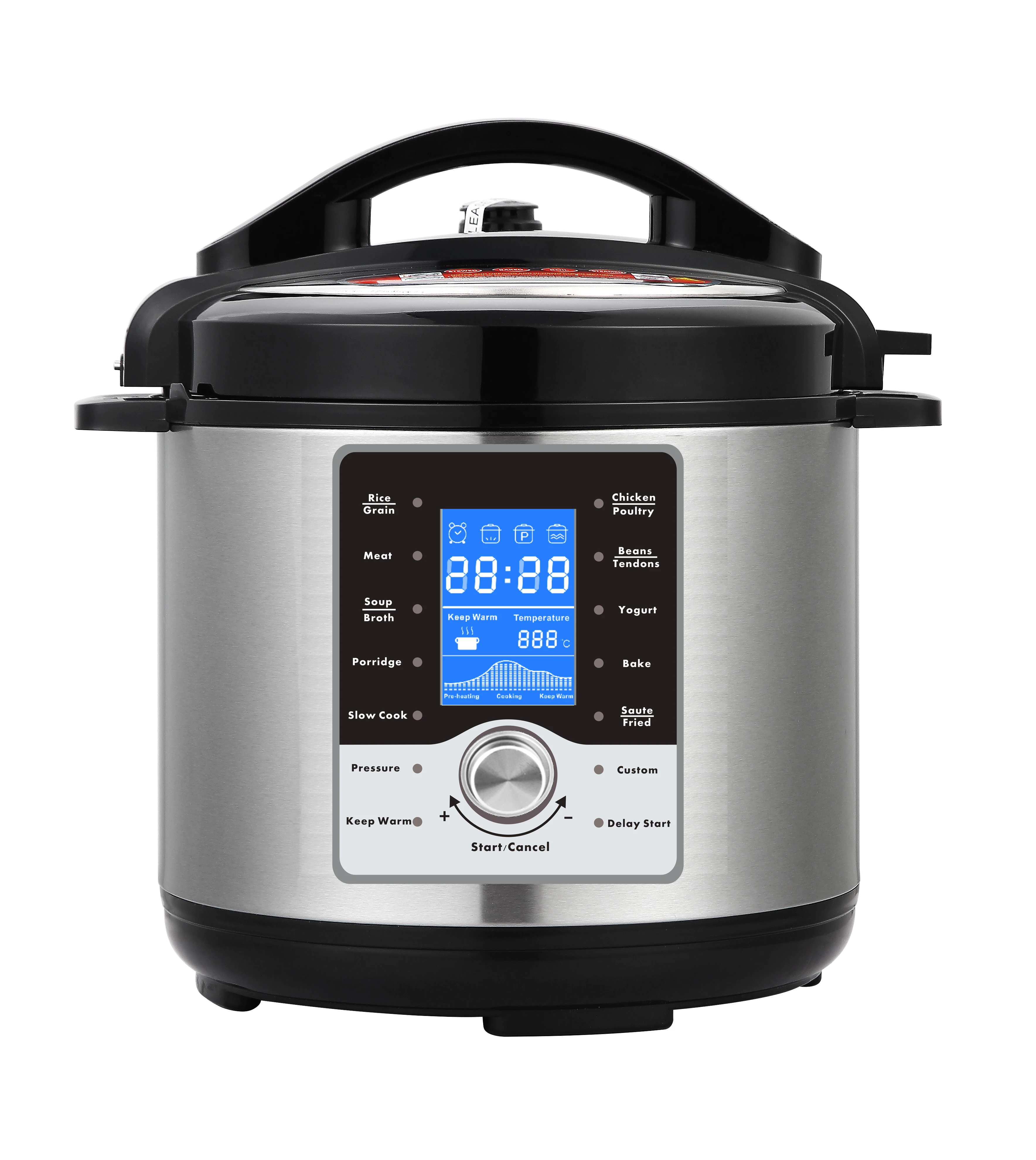 Factory direct 6L Non-Stick Coating Inner Pot sale custom Household electric pressure cooker