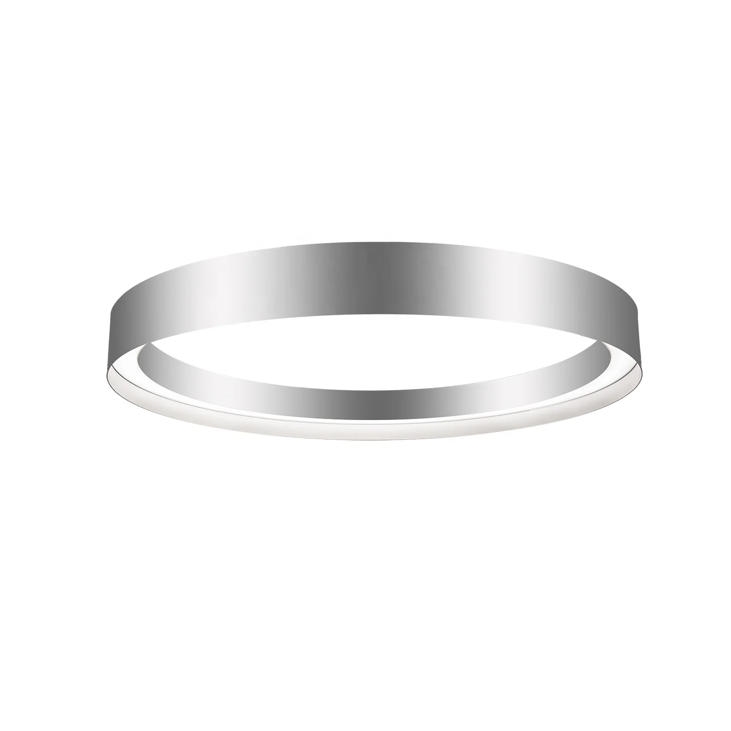 Rohs IK08 Custom diameter led dali dimmable office decorated linear ceiling light with custom RAL powdercoated pantone finish