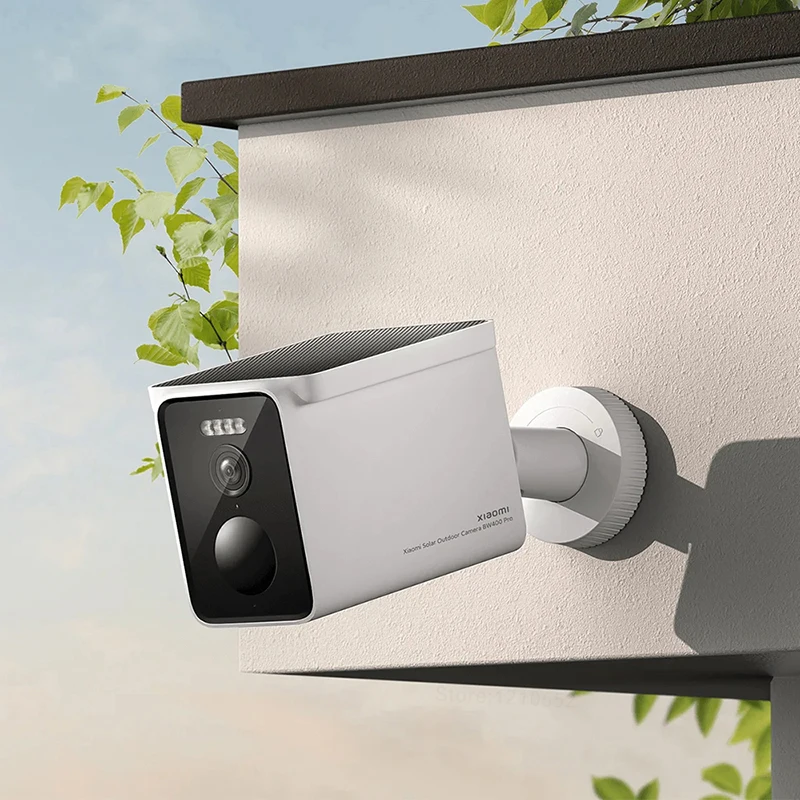 Global Version Xiaomi Solar Outdoor Camera Set BW400 Pro Solar-Powered Battery Full-Color Night Vision Alexa Cloud Storage