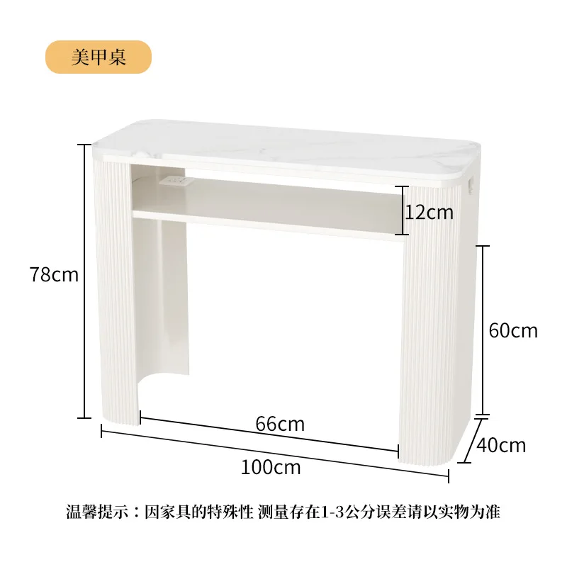 Foshan full white double seater wood manicure table modern luxury prosthetic nail tables with lamp and dust collector