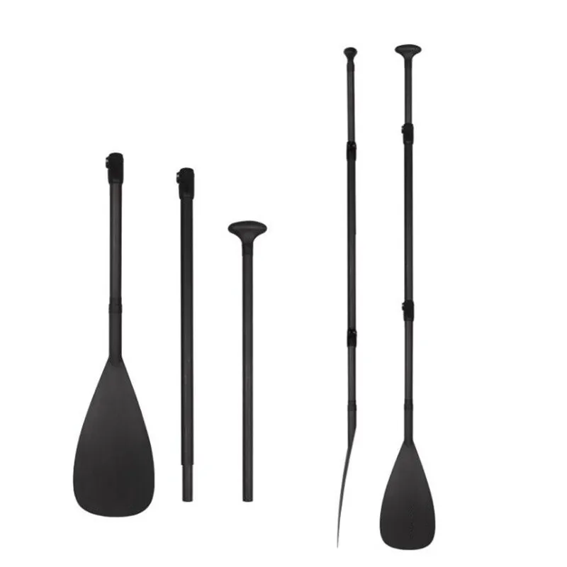 Custom water surf SUP surfboard rubber boat paddle outdoor Half carbon fiber paddle