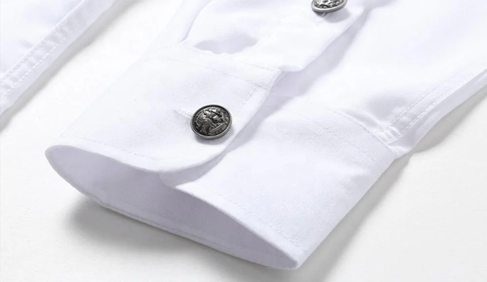 White Long Sleeve Shirt for building protect men Safety Work Wear Shirt Uniform Shirts