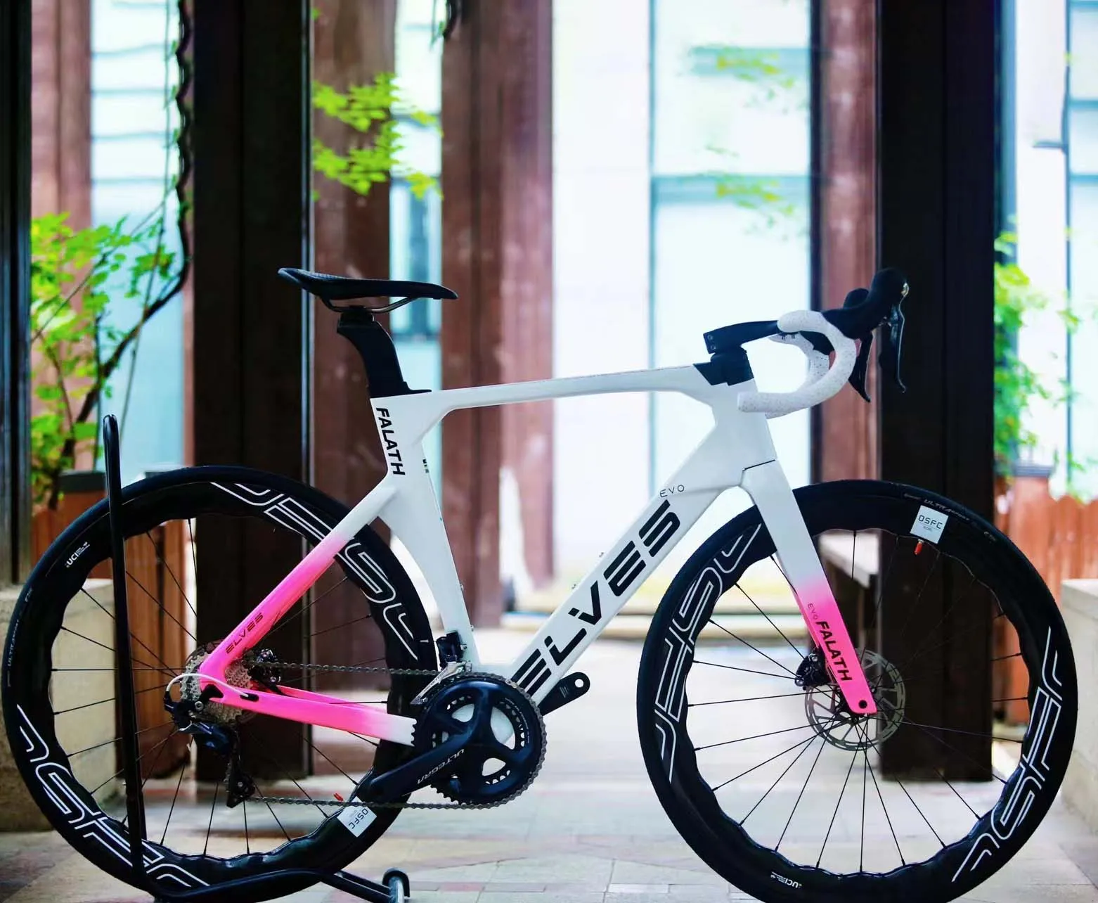 E-SL-27193-2*12S 700C*45C  Shimano  R7170 Carbon Fiber Bicycle Mountain Bike BMX