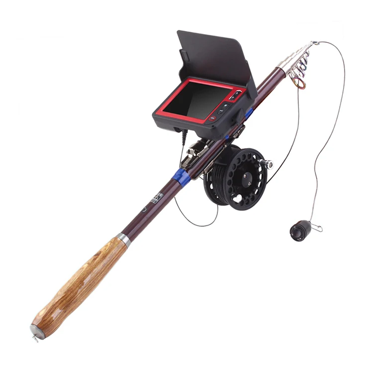 
Shifengda 3.5 Inches Video Function Gear Fish Underwater Fishing Camera With Fishing Rod 