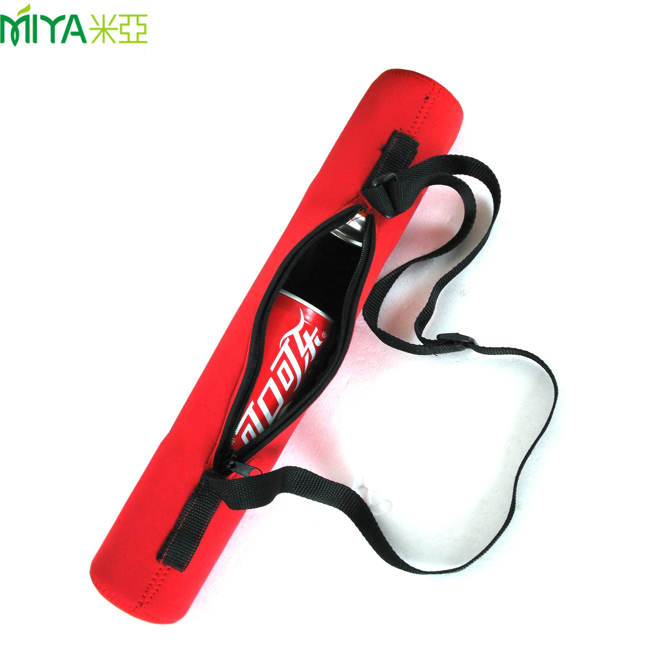 
Hot product neoprene can beer tube cooler bag with shoulder strap 