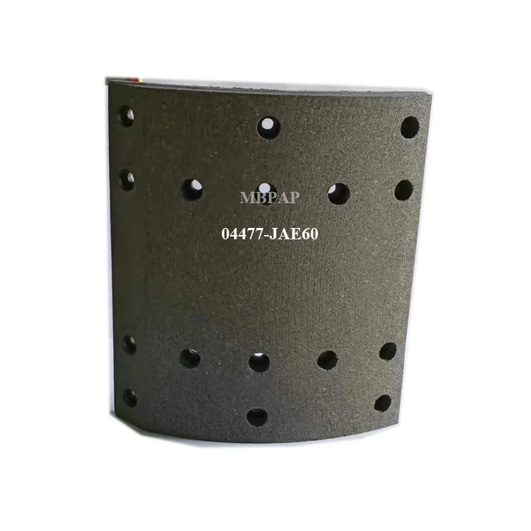 China Factory Manufacturing Hino Brake Lining 04477-JAE60 0447-JAE50 For Hino 500