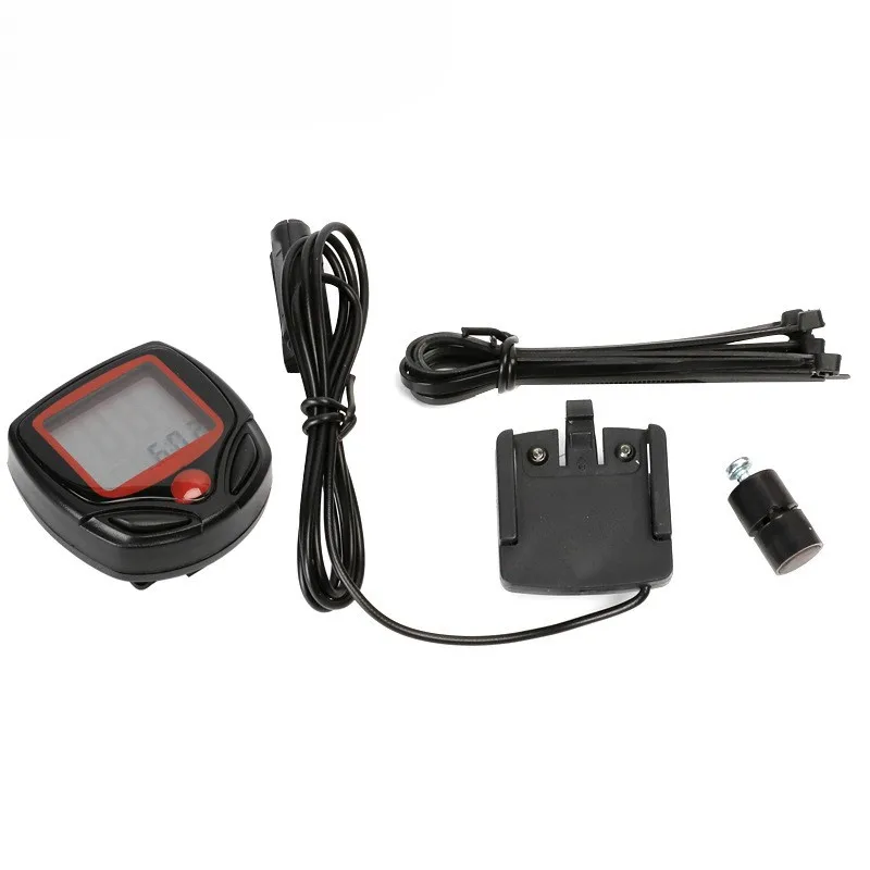 Wholesale Good Quality Wired Bicycle Computer Bike Portable Odometer Speed Sensor Stopwatch