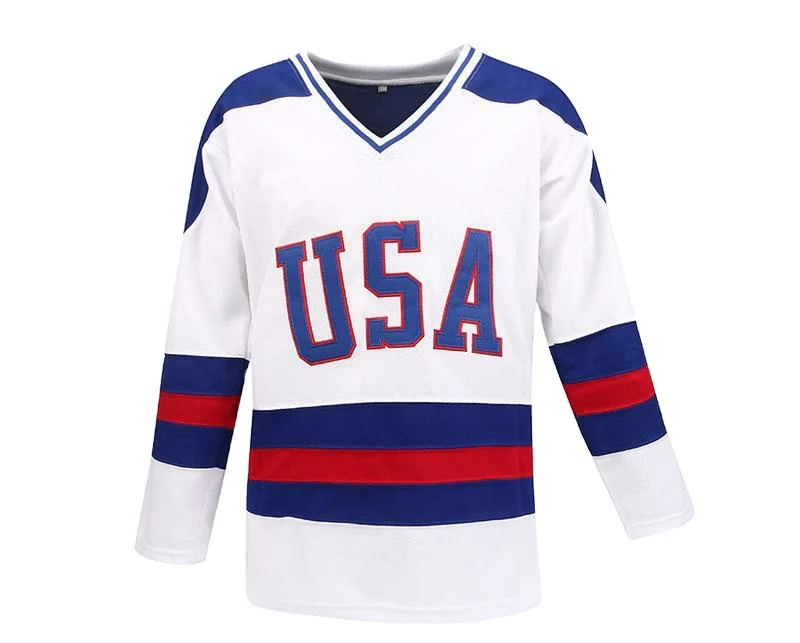 
New customizable logo USA team kit fast drying breathable sports training ice hockey wear 