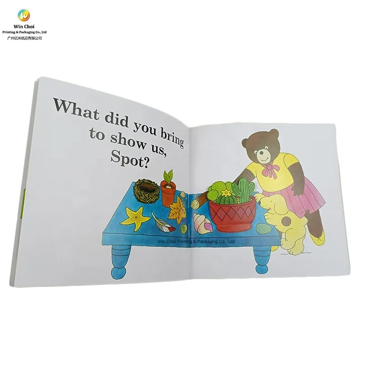 RTS softcover opp lamination 3d pop up English book printing for children 5 to 7