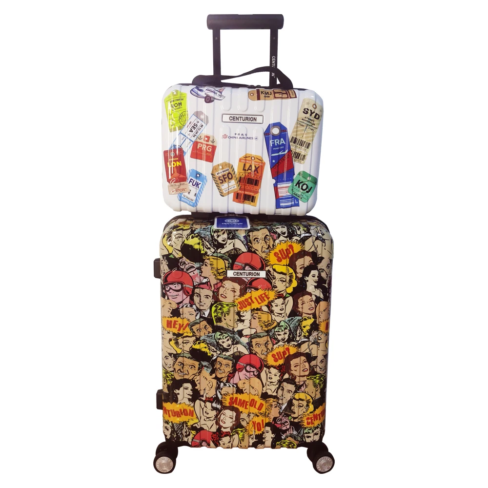 High Quality ABS Durable Travelling Bags Hard Shell Carry On Custom Logo Luggage Sets With Wheels