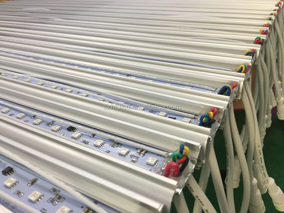 Outdoor led linear light fixture hurdle lamp dmx controller 12w ip65 LED digital tube for landscape lighting