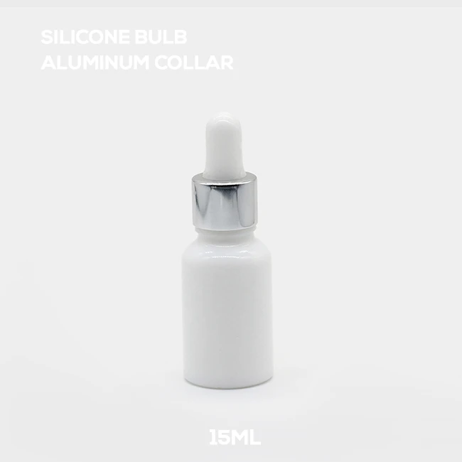 
Best Seller Essential Oil Series 30ml 2oz White Opal Glass Pasteur pipette Bottle 