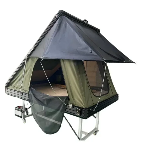 4WD Quick Opening Aluminum Clamshell Multifunctional Roof Top Tent with Multiple Versions for Camping