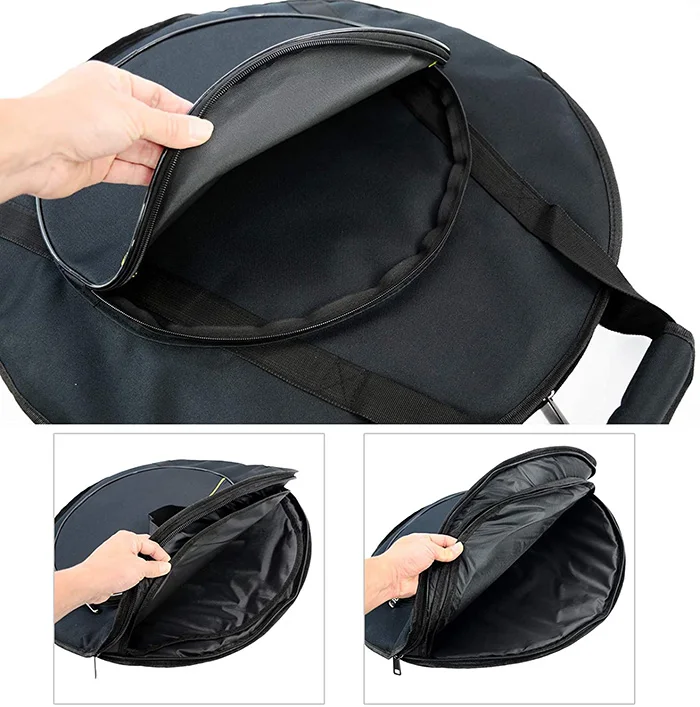 Dust-proof Drum Cymbal Gig Bag Large Capacity Cymbal Case with Carry Handle and Backpack Straps