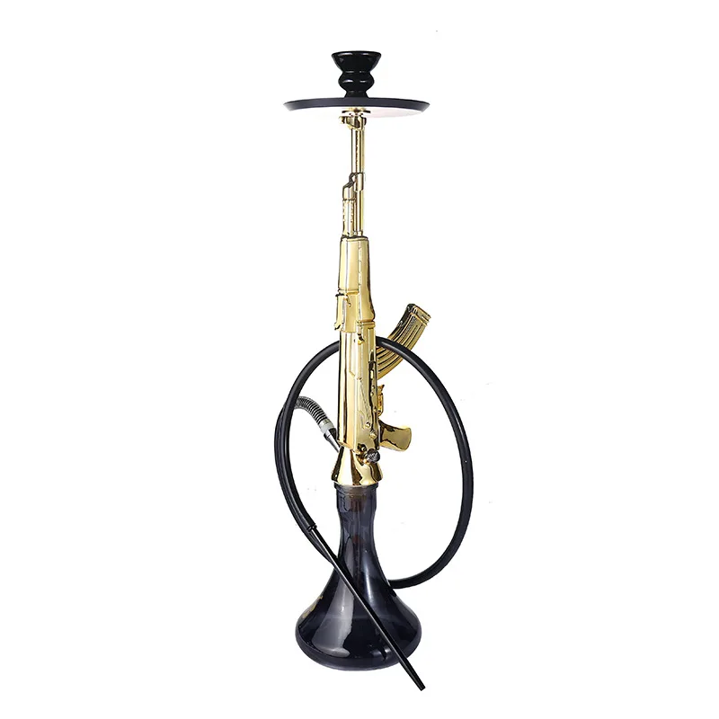 Wholesale AK 47 shisha hookah set Modern Unique Designer Shisha Hookah smoking sets Resin Sheesha