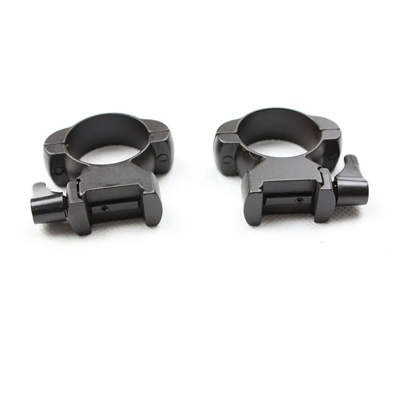 Steel bracket ring 30mm Mount ring Quick Release Cantilever 21mm picatinny  Rails 3002WH High style QD steel scope mount ring