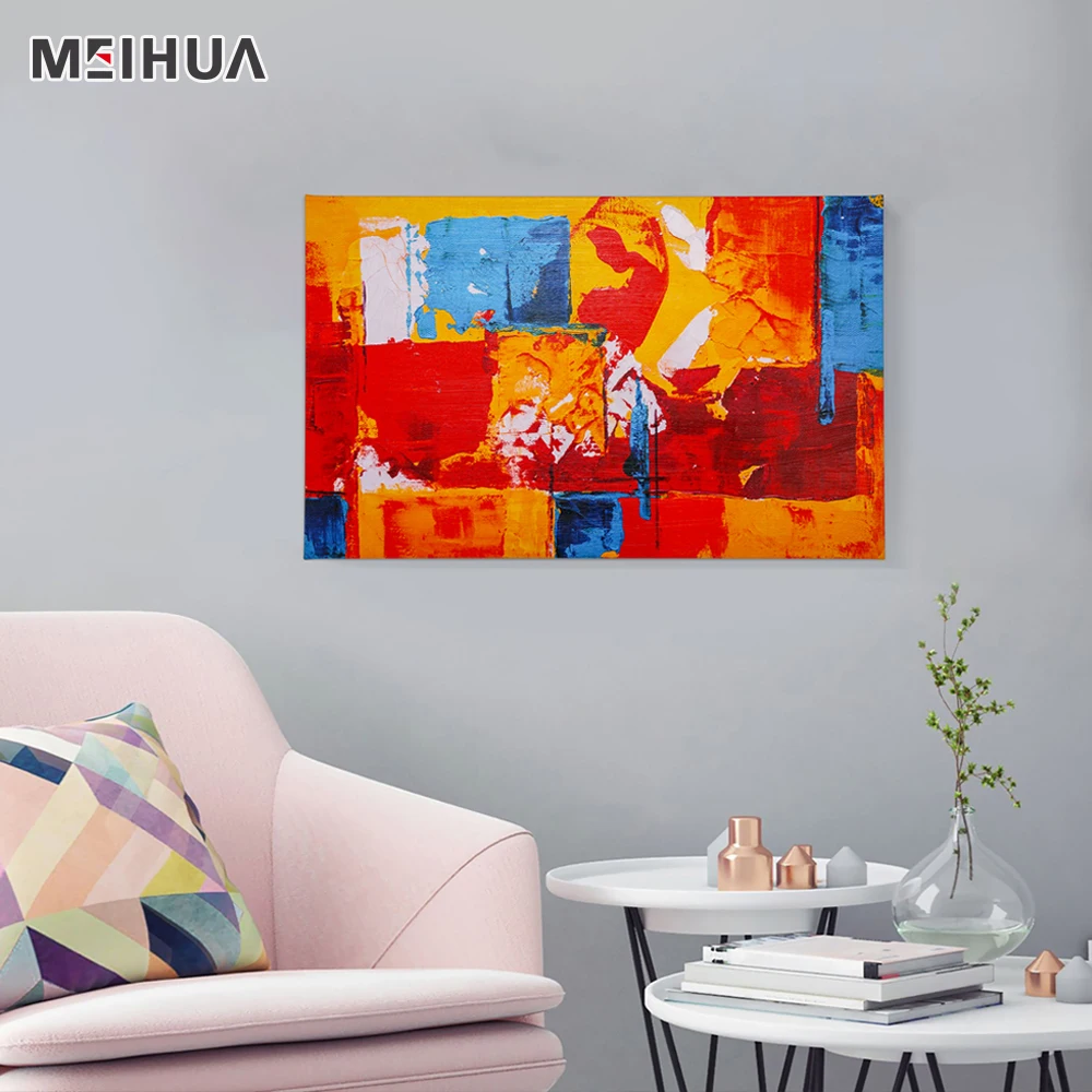 Decorative abstract digital printing custom photo canvas print