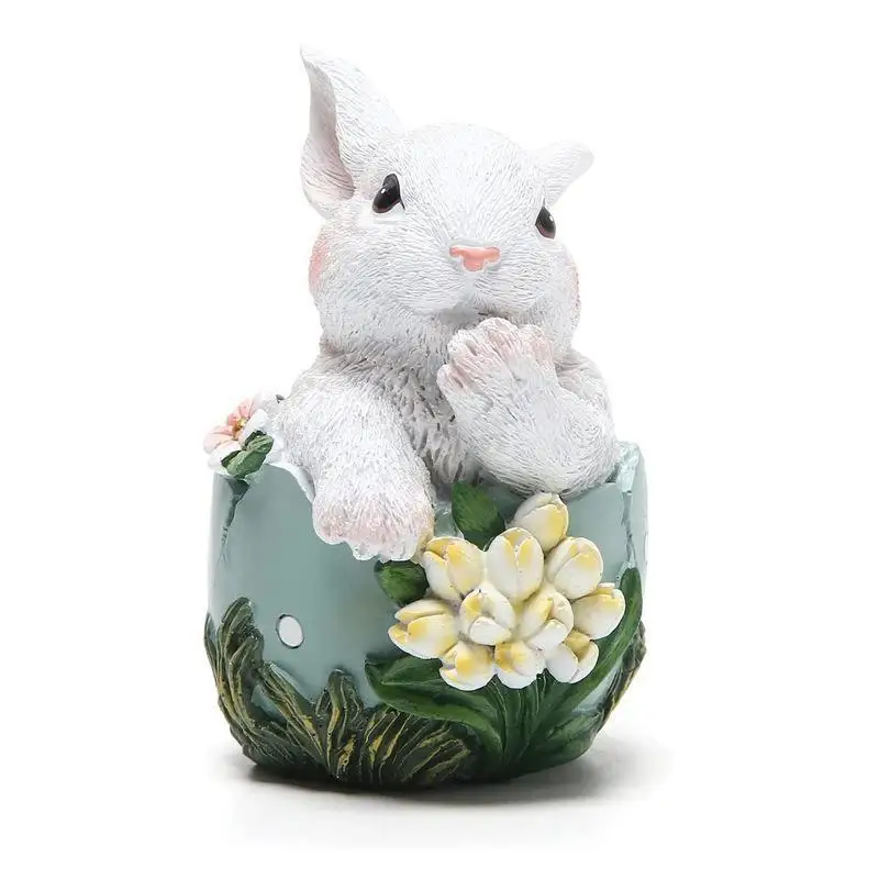 New Easter Rabbit Resin Crafts Collection Garden and Courtyard Decorations Festival Gifts