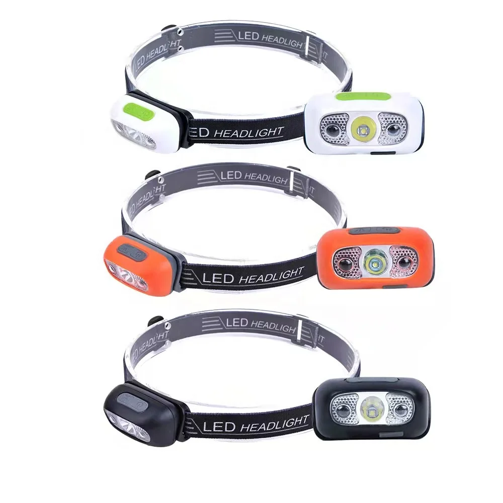 New induction night fishing light LED head-mounted