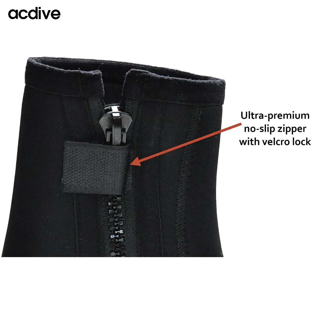 Popular 5mm Durable Vulcanized Neoprene Surfing Diving Fishing Adult Water Sports Anti-Slip Thermal Boot