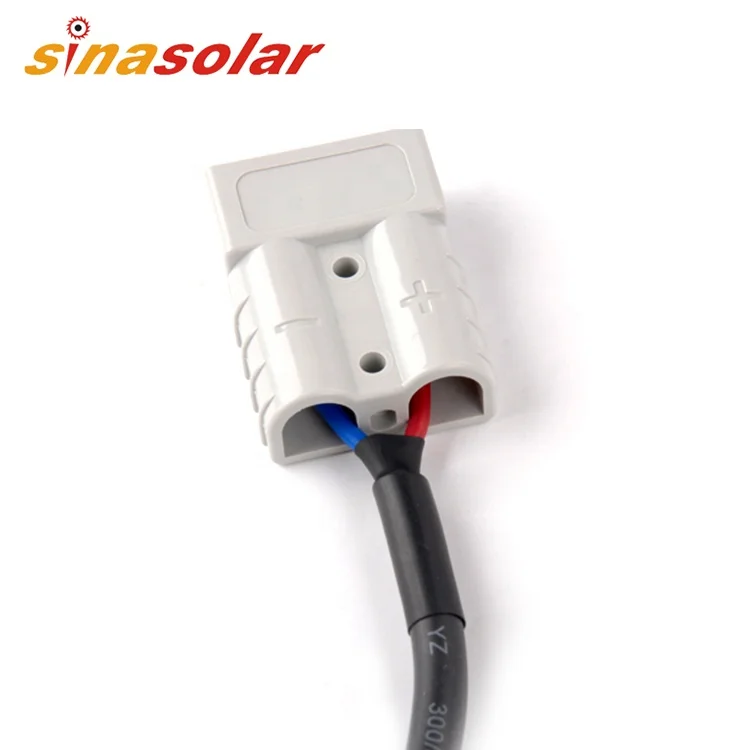 Hot Sale Custom Logo Solar Plug Power Cable Wire With Plug For Construction