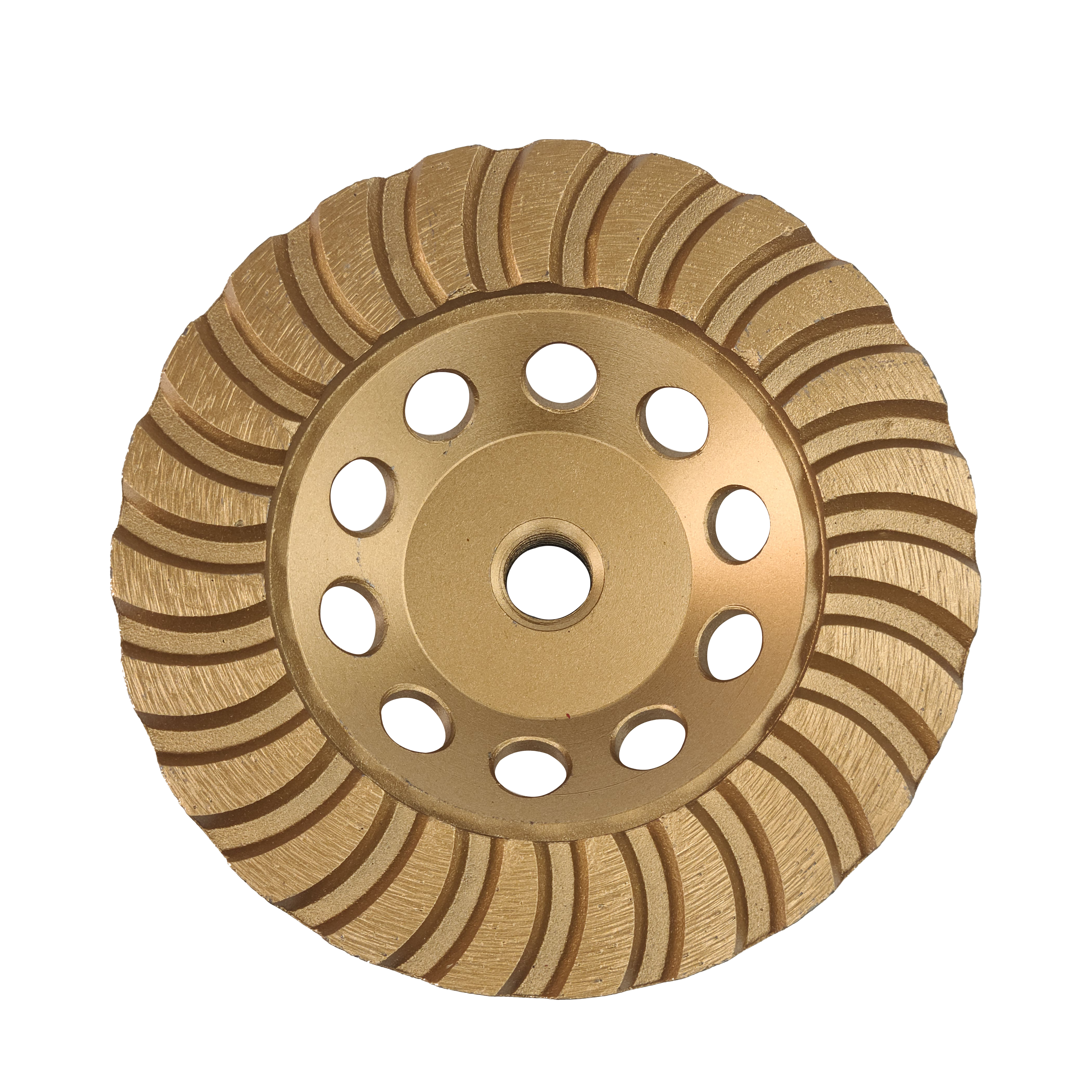 
115*H6*20*SN23*M14 Cold Pressed Continuous Turbo Diamond Cup Grinding Wheel Fine Finish With M14 