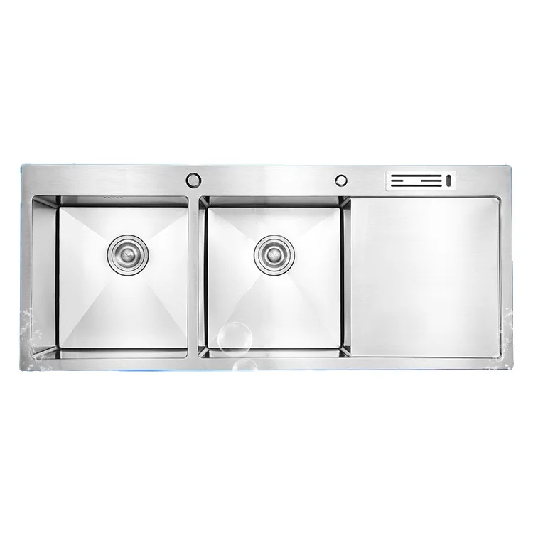 stainless steel single bowl kitchen sink with tray composite commerical deep basin stainless steel utility sink for kitchen
