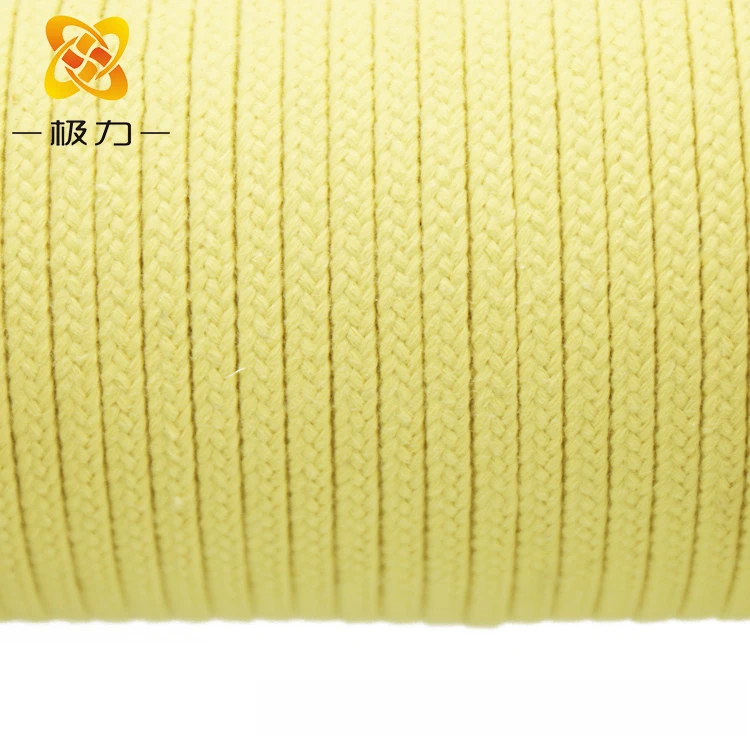 Para aramid fiber rope Wear-resistant heat insulation tempering furnace roller table winding rope