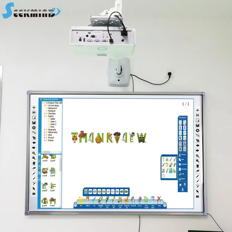 83-inch smart board  for school education interactive whiteboard digital board