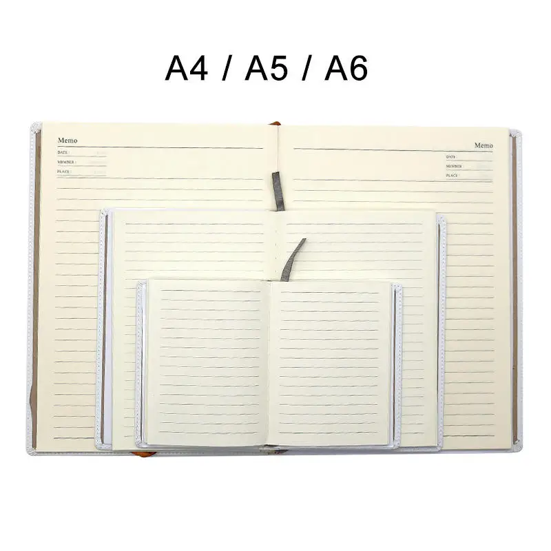 USA warehouse PU leather A4 A5 A6 Sublimation Blanks journal notebook cover for heat transfer printing