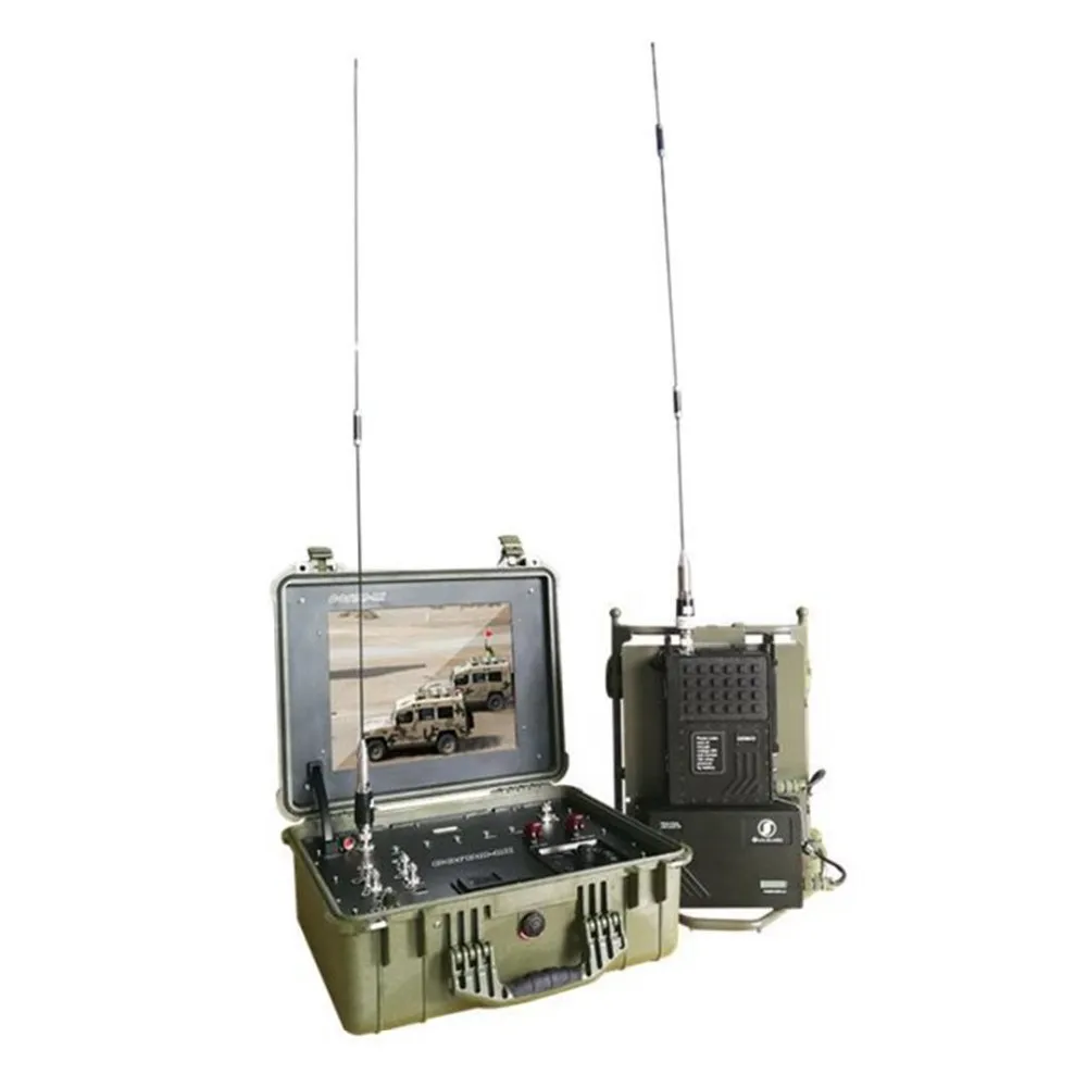 Surveillance Equipment 10km Wireless Transmitter And Receiver Manpack Radio communication antenna listening Device Spy