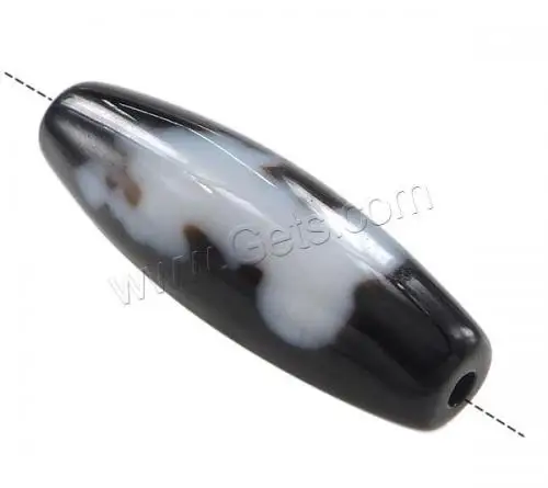 New Natural tibetan agate dzi beads jewelry making bulk Buddhist jewelry Kuanyin 38x12mm 814720