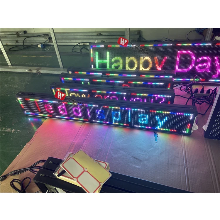 P10 Led Sign Screen Smartphone APP Programmable Message Board LED Billboard Foldable Stand Multi-language Screen