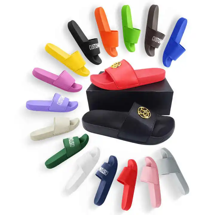 2024 индивидуальные слайд-тапочки с логотипом дизайн 3D напечатанные резиновые Тапочки пляжные ПВХ