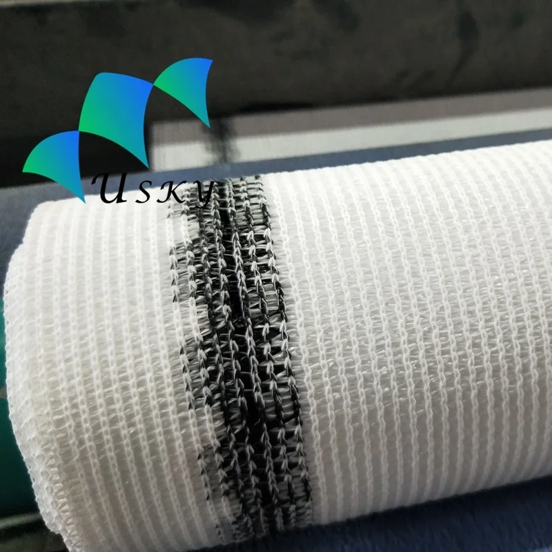  Водонепроницаемая Солнцезащитная сетка 100% HDPE зеленая 40% затеняющая ткань парус эластичная китайская рулон для сельского