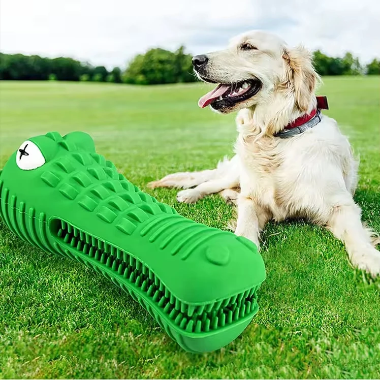 Cute Crocodile Chew Dog Toys Practical Chew Toys Dog Rubber Eco Dog Toys Pet Chew Set