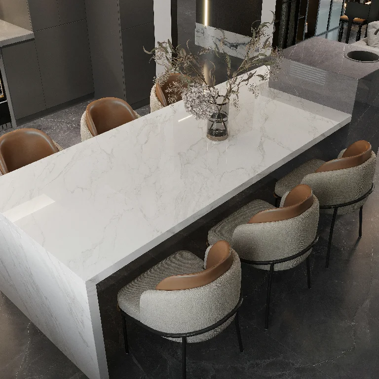 Porcelain Marble Glossy Slab Sintered Stone Tile Sintered Stone Coffee Table Sintered Stone Slabs