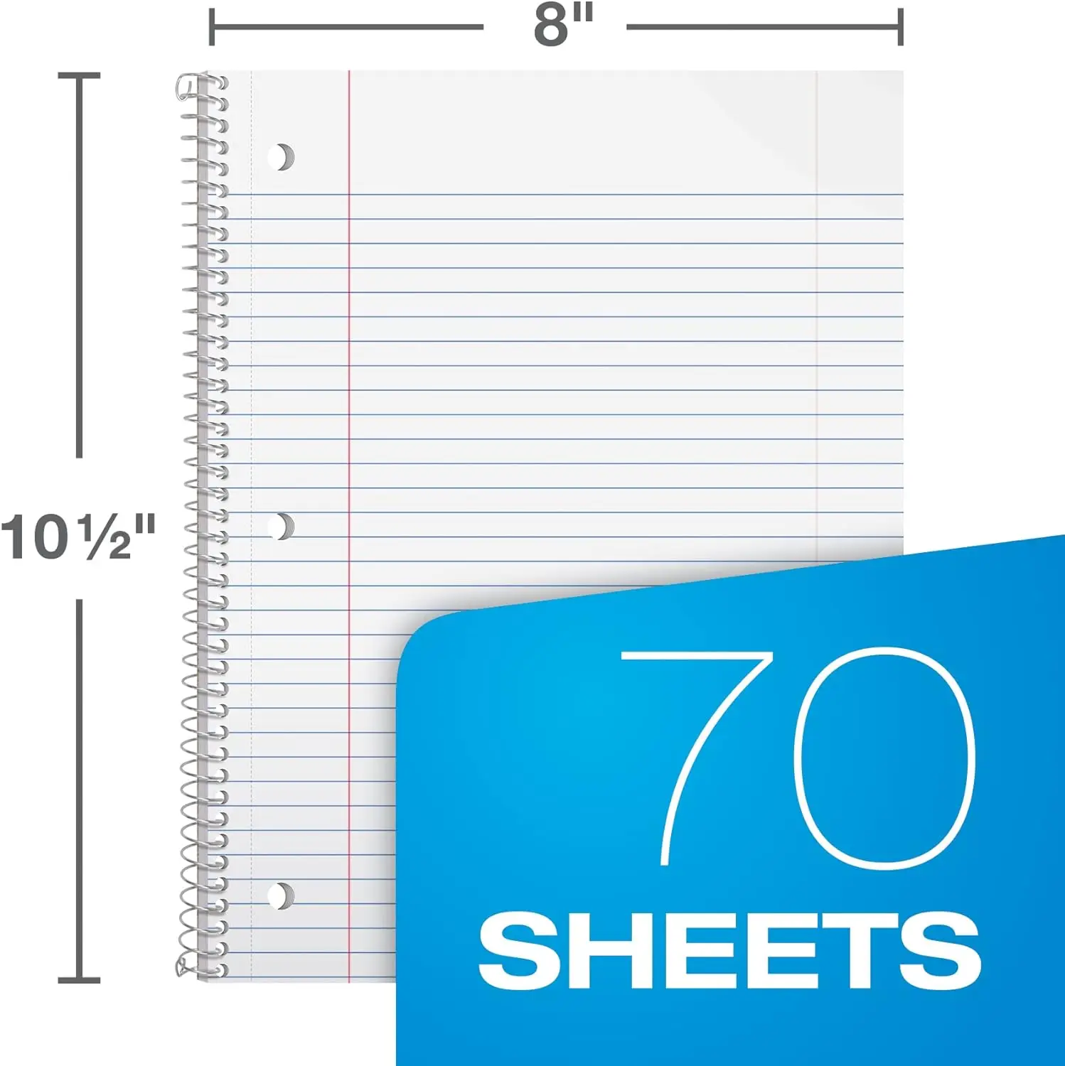 Oxford spiral notebook student notepad A4 70 sheets high quality paper support multi-color wholesale custom student supplies