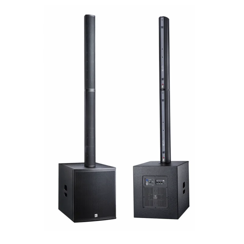 T408 Music sound for club 4 Inch  powered active Column  speaker box