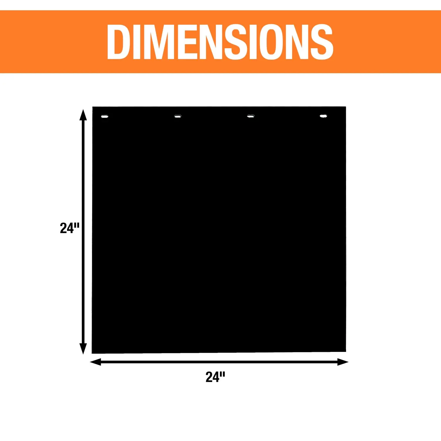 Custom Black Polymer Mudflaps For Truck Waterproof Professional Heavy Duty PVC Rubber Mud Flap