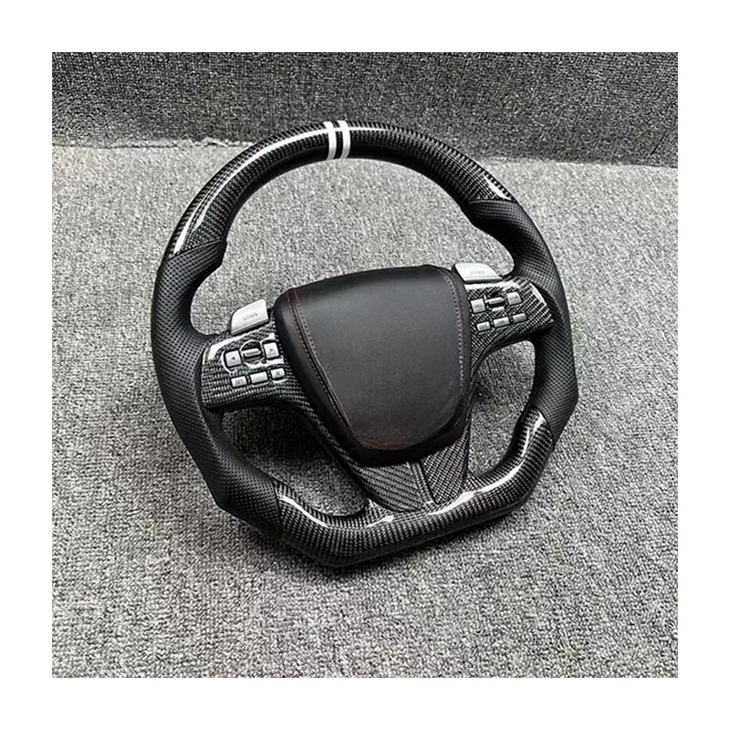 for Mazda 3 Real Glossy Forge Carbon Fiber Steering Wheel For Mazda 3 2019-2020