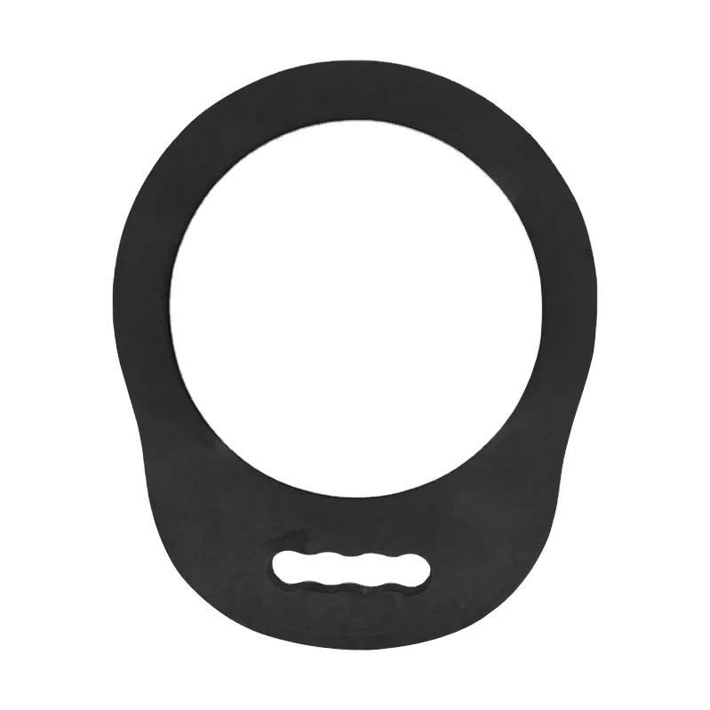 Wholesale Classical Eva Black Double Handheld Beauty Hairdressing Salon Barber Foam Mirror For Barbershop